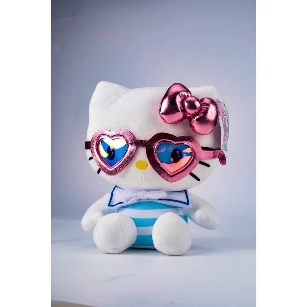 Kidrobot Hello Kitty Sunshine on My Mind Plush Heart Sunglasses Sailor Outfit